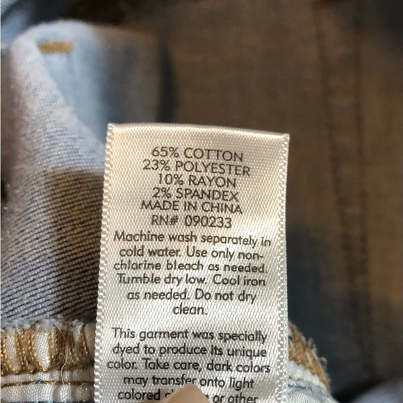 PACSUN Ankle Jegging Jeans Women’s 26 Faded Raw Hem Boho Skinny Stretch Denim - Picture 13 of 14